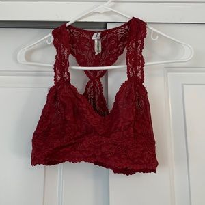Free People Intimates Lace Racerback Bralette